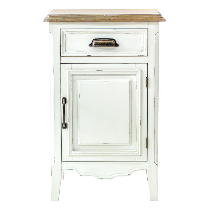 ホワイト色サイドテーブル