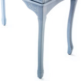 ブルーグレー色ネコ脚ネイルテーブルの詳細2