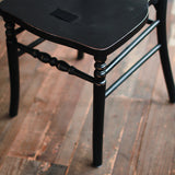 ブラック色ナポレオンチェアの詳細写真4