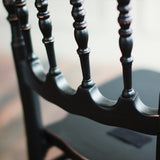 ブラック色ナポレオンチェアの詳細写真2