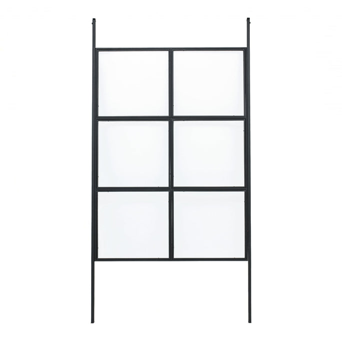 ブラック色アイロンパーテーション