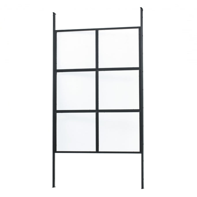 ブラック色アイロンパーテーション