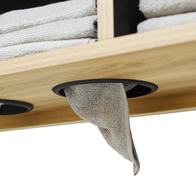 ナチュラルウッド色フラットシャンプーキャビネット【上台】の詳細