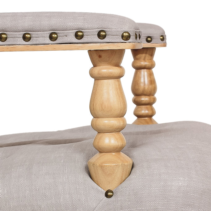 アッシュグレーファブリスの詳細写真 肘置き