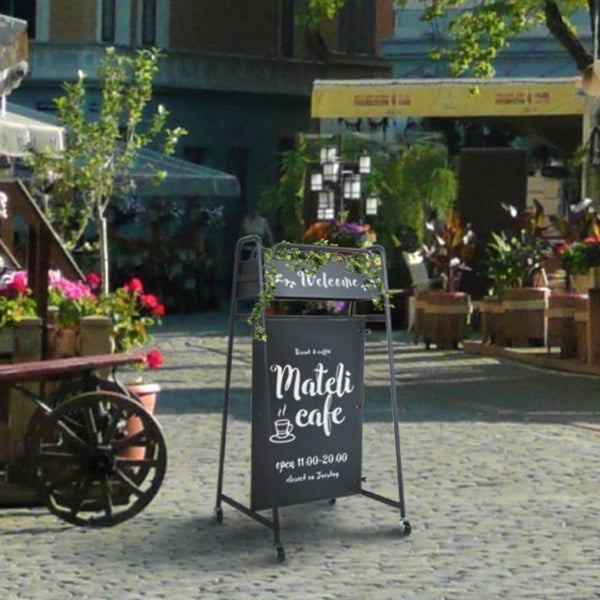 外部用プランター看板の使用イメージ例1