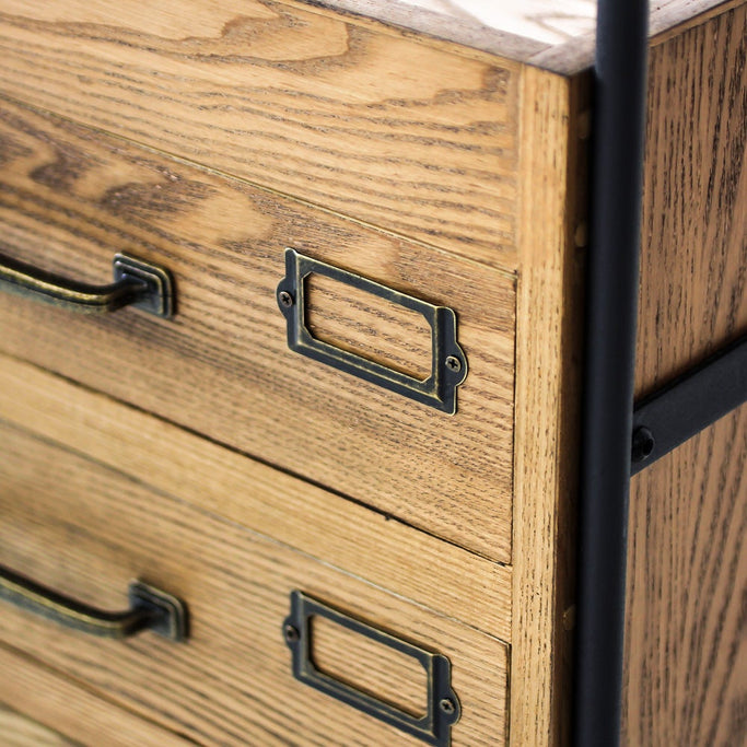 3段引き出しウッドワゴンの詳細