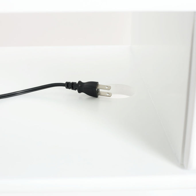 ホワイト色ネコ脚ネイルテーブルの詳細4