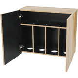 ナチュラルウッド色フラットシャンプーキャビネット【上台】