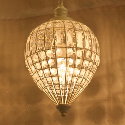 クリーム色ペンダントランプ [Drop] 