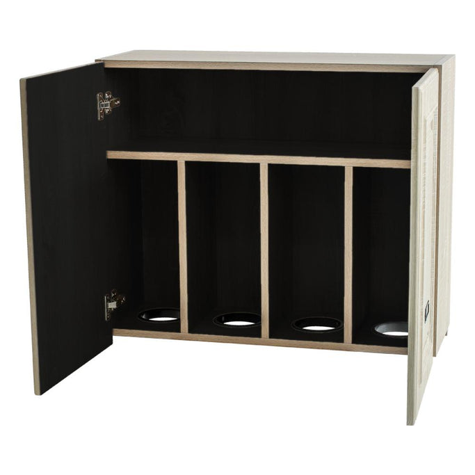 シャビーウッド色モールディングありシャンプーキャビネット【上台】の詳細