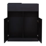 ブラック色モールディングありシャンプーキャビネット【下台】の詳細