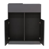 グレー色モールディングありシャンプーキャビネット【下台】