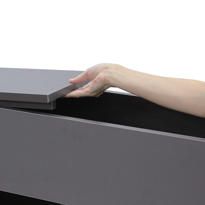 グレー色モールディングありシャンプーキャビネット【下台】の詳細