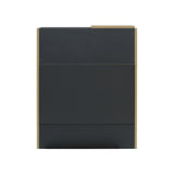 ライトブラウンウッド色のフラットシャンプーキャビネット【下台】