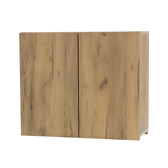 ライトブラウンウッド色のフラットシャンプーキャビネット【上台】