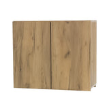 ライトブラウンウッド色のフラットシャンプーキャビネット【上台】