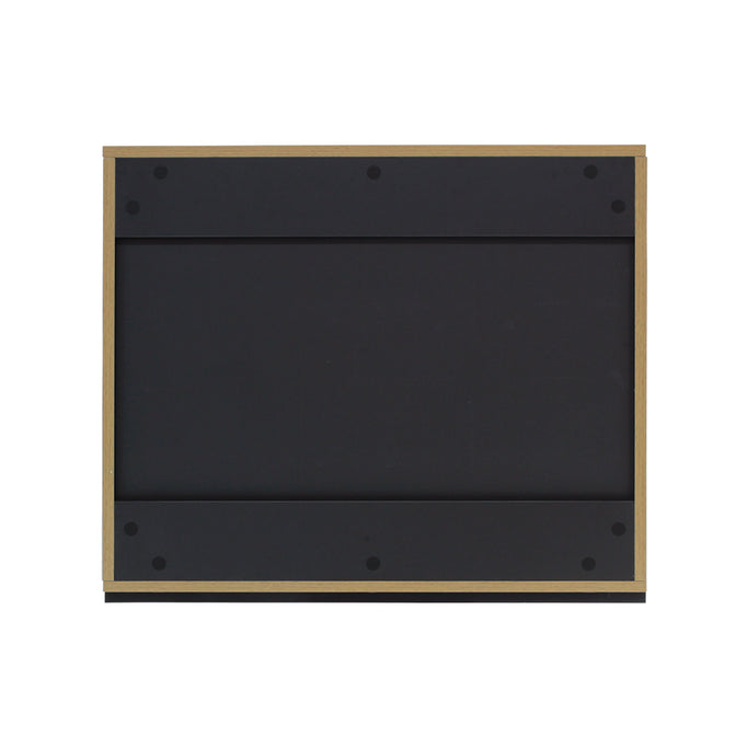 ライトブラウンウッド色のフラットシャンプーキャビネット【上台】