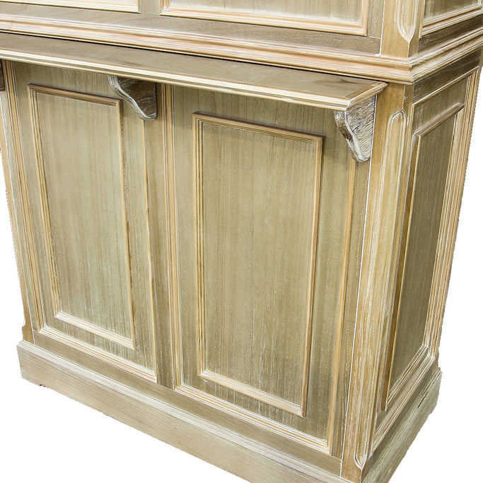 シャビーウッド色レジカウンターの詳細