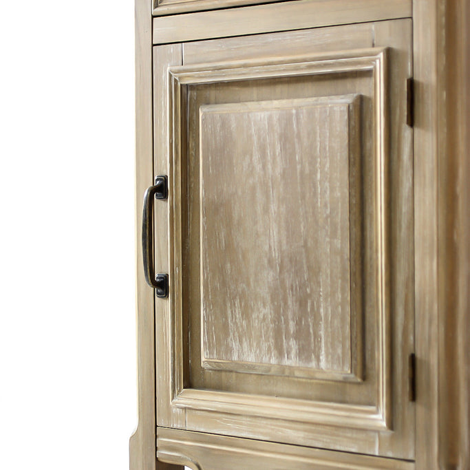 シャビーウッド色サイドテーブルの詳細4