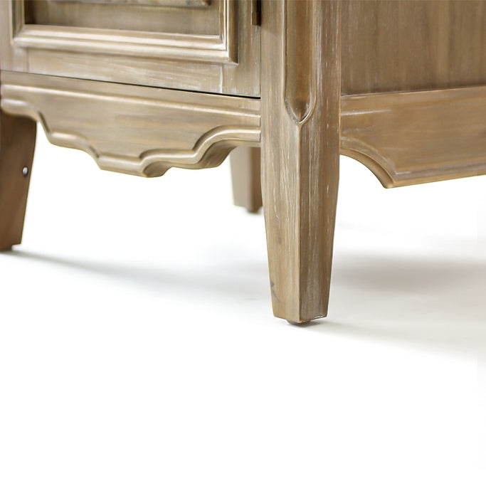 シャビーウッド色サイドテーブルの詳細6