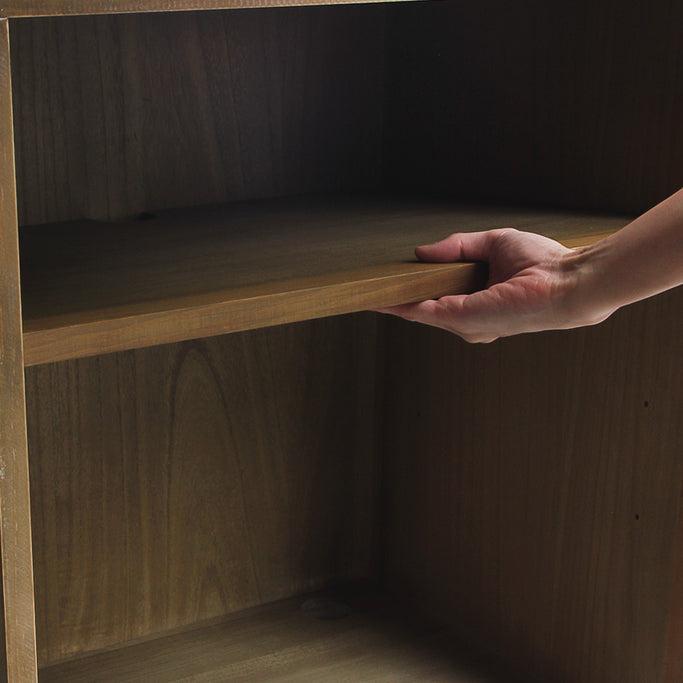 シャビーウッド色レジカウンターの詳細