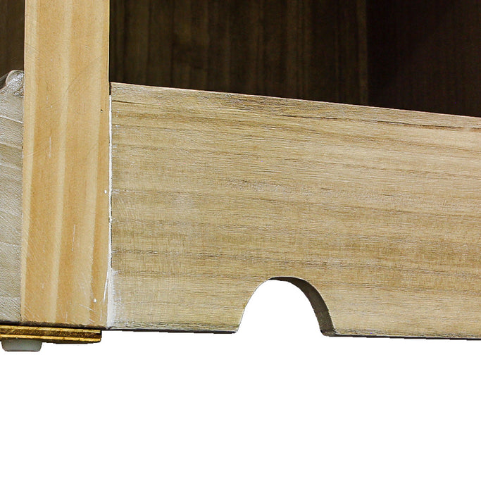 シャビーウッド色レジカウンターの詳細