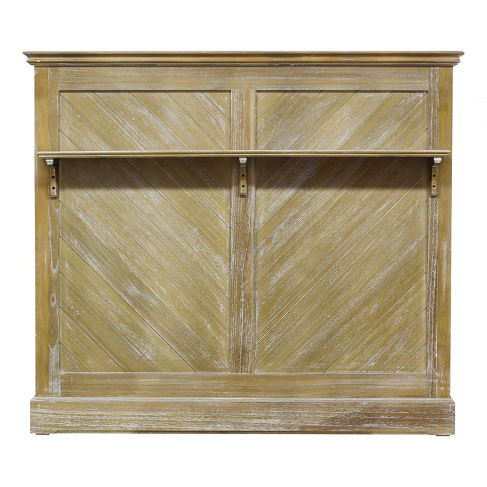 ヘリンボーンレセプションカウンター