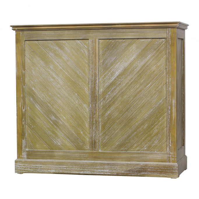 ヘリンボーンレセプションカウンター