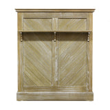 シャビーウッド色レジカウンター