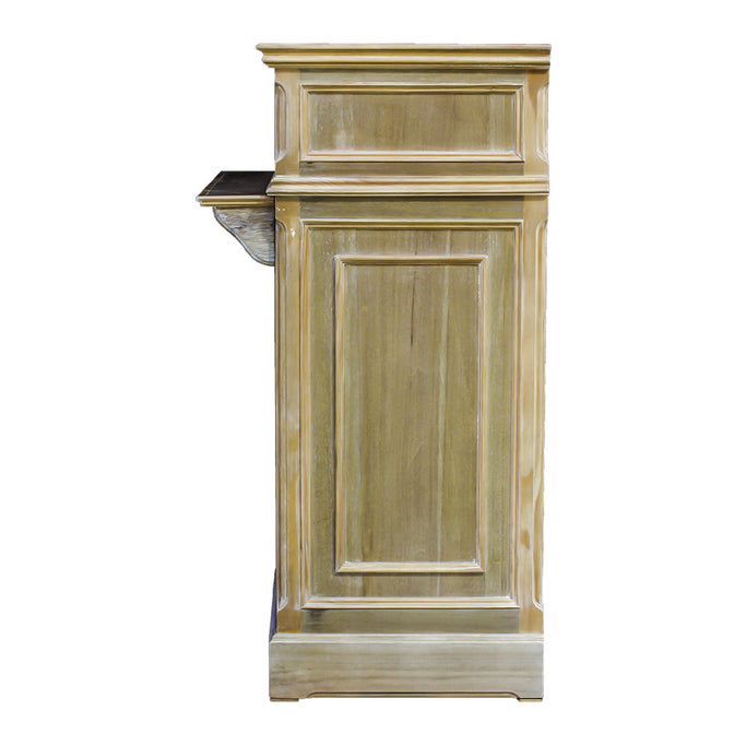 シャビーウッド色レジカウンター