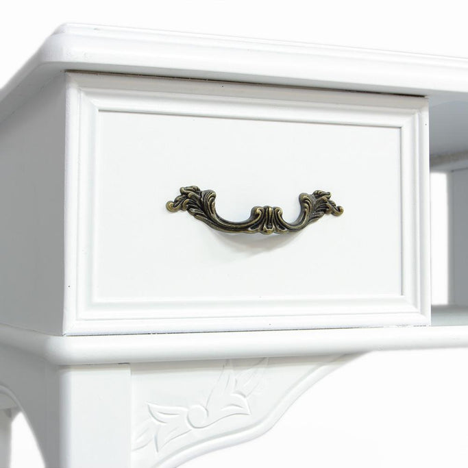 ホワイト色ネコ脚ネイルテーブルの詳細6