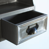 ブルーグレー色壁掛け商品棚【ウォールラック】の詳細6