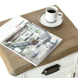 ホワイト色サイドテーブル使用例